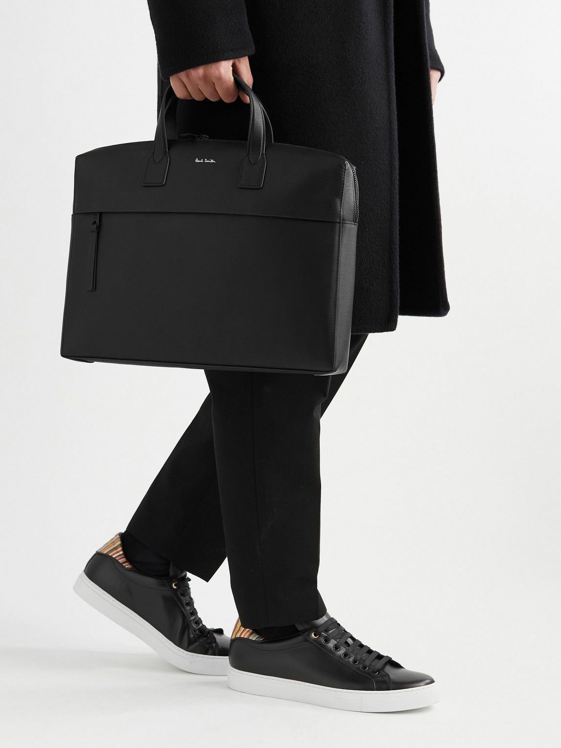 Paul Smith - Embossed Textured-Leather Briefcase Paul Smith