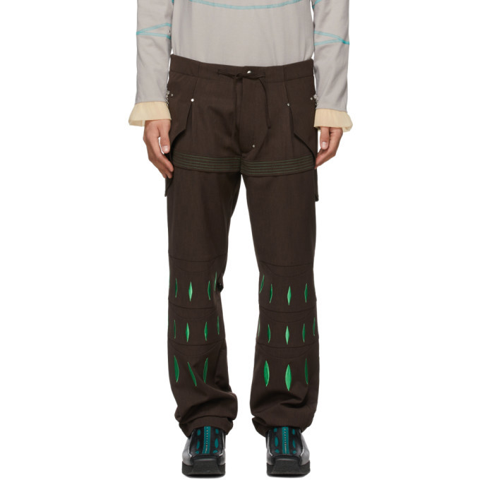Kiko Kostadinov Brown Embroidered 