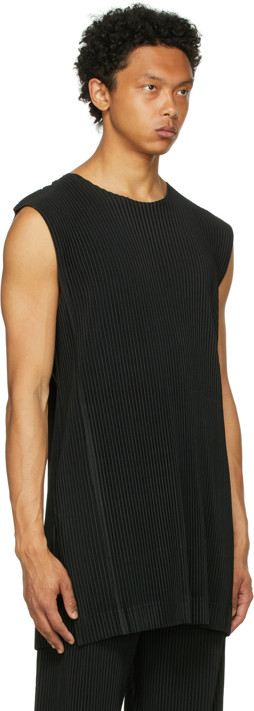 Homme Plissé Issey Miyake Black Monthly Color May Tank Top Homme Plisse Issey  Miyake