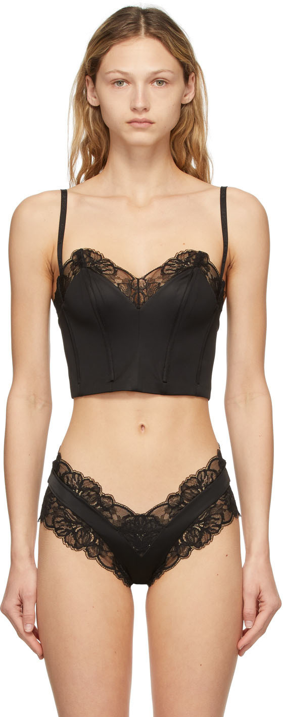 la perla lace corset top