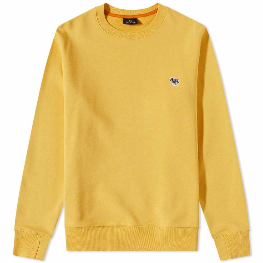 Paul Smith Men's Zebra Crew Sweat in Yellow Paul Smith