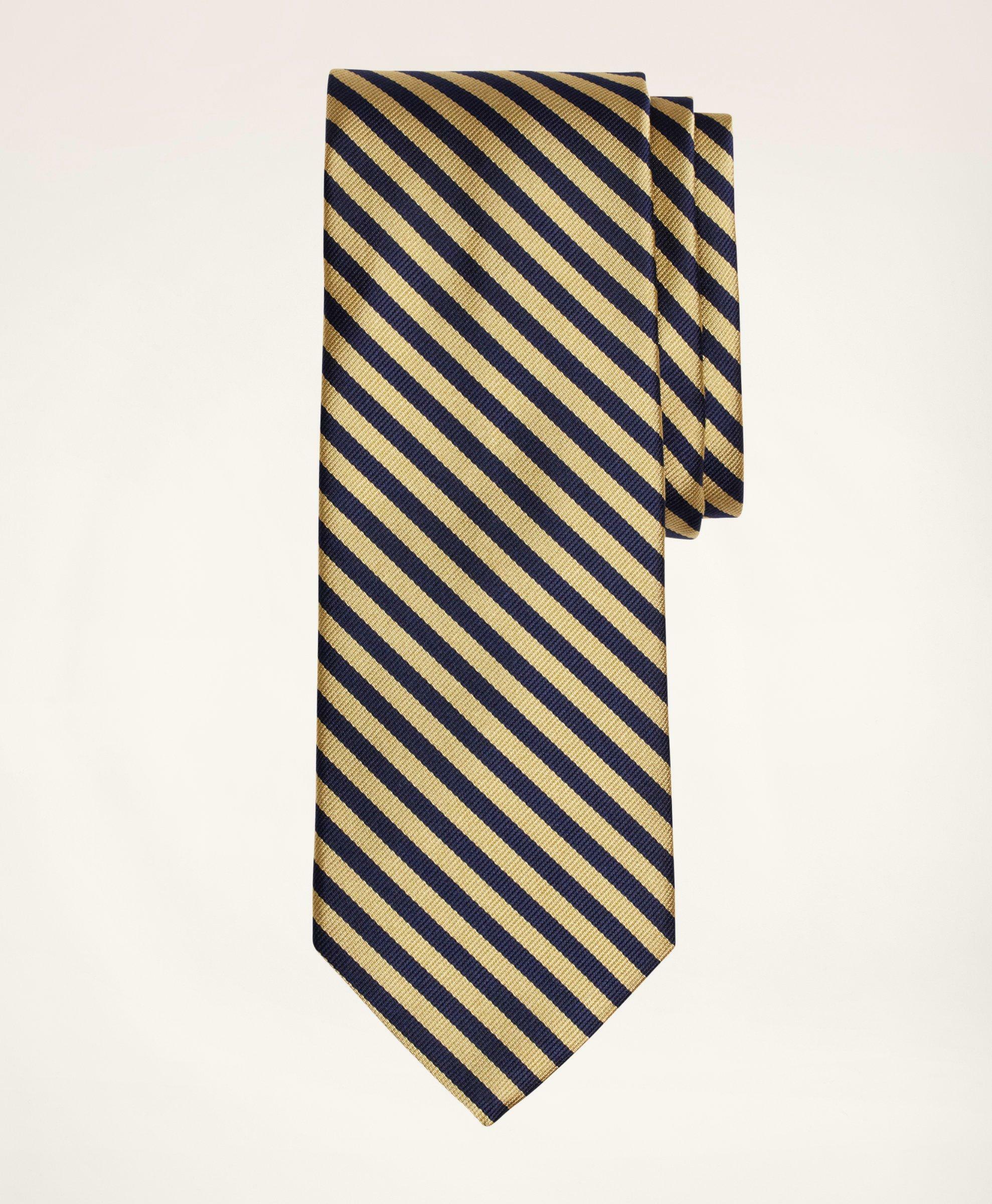 Brooks Brothers Men's Rep Tie | Gold/Navy