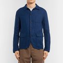 Oliver Spencer - Cowboy Linen Shirt Jacket - Blue