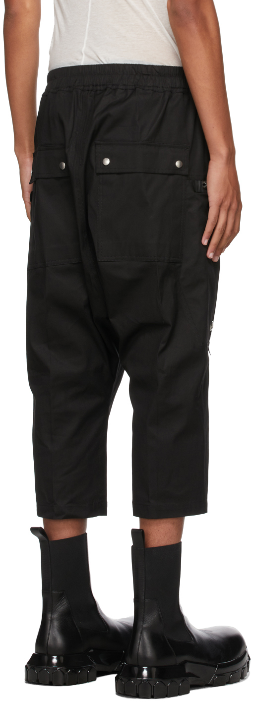 Rick Owens Black Bauhaus Bela Cargo Pants Rick Owens