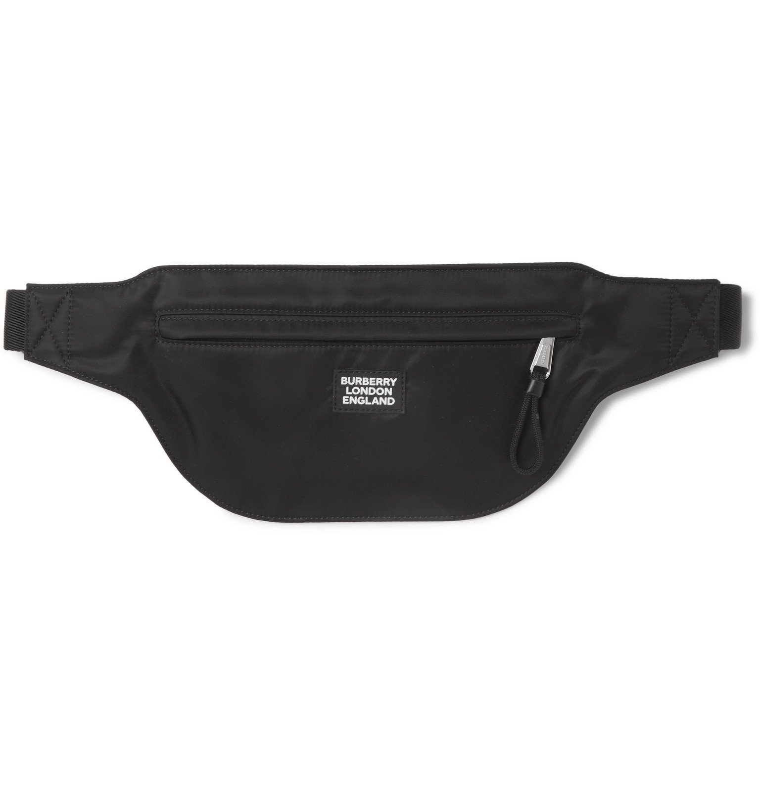 black burberry fanny pack