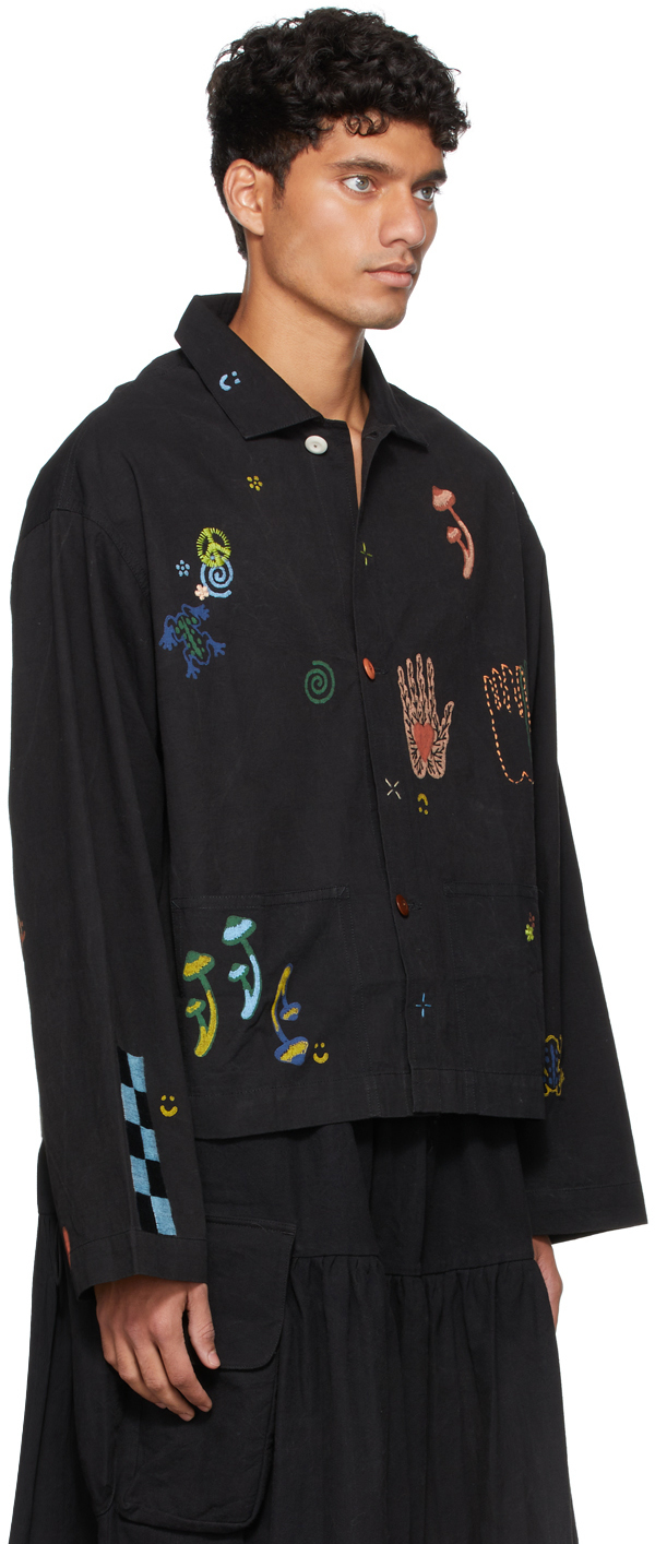 STORY mfg. Black Short-On-Time Jacket 