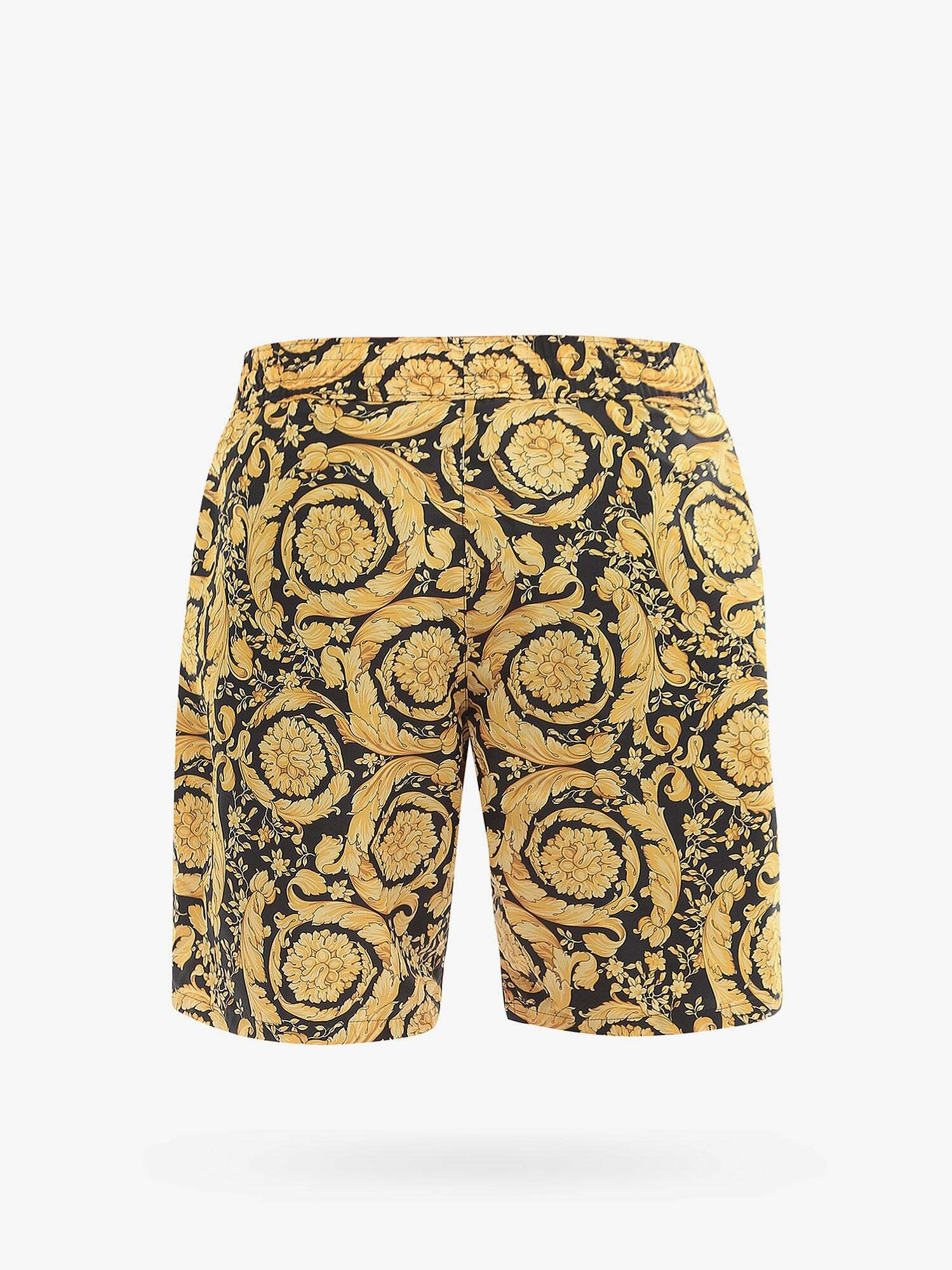 Versace Swim Trunks Gold Mens Versace