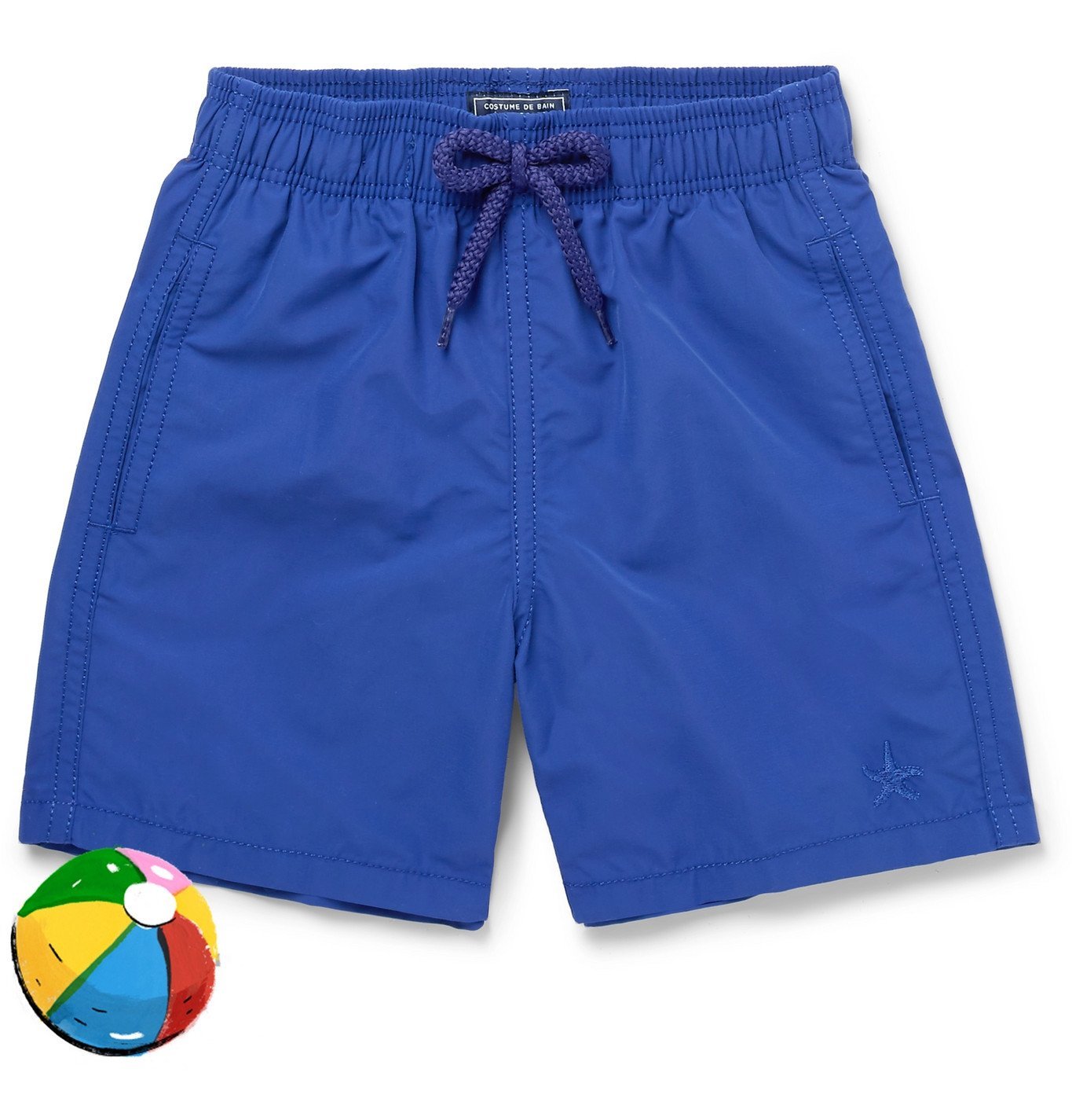 lacoste swim shorts water reactive print