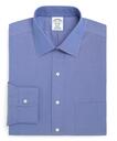 Brooks Brothers Men's Regent Regular-Fit Dress Shirt, Non-Iron Spread Collar | French Blue