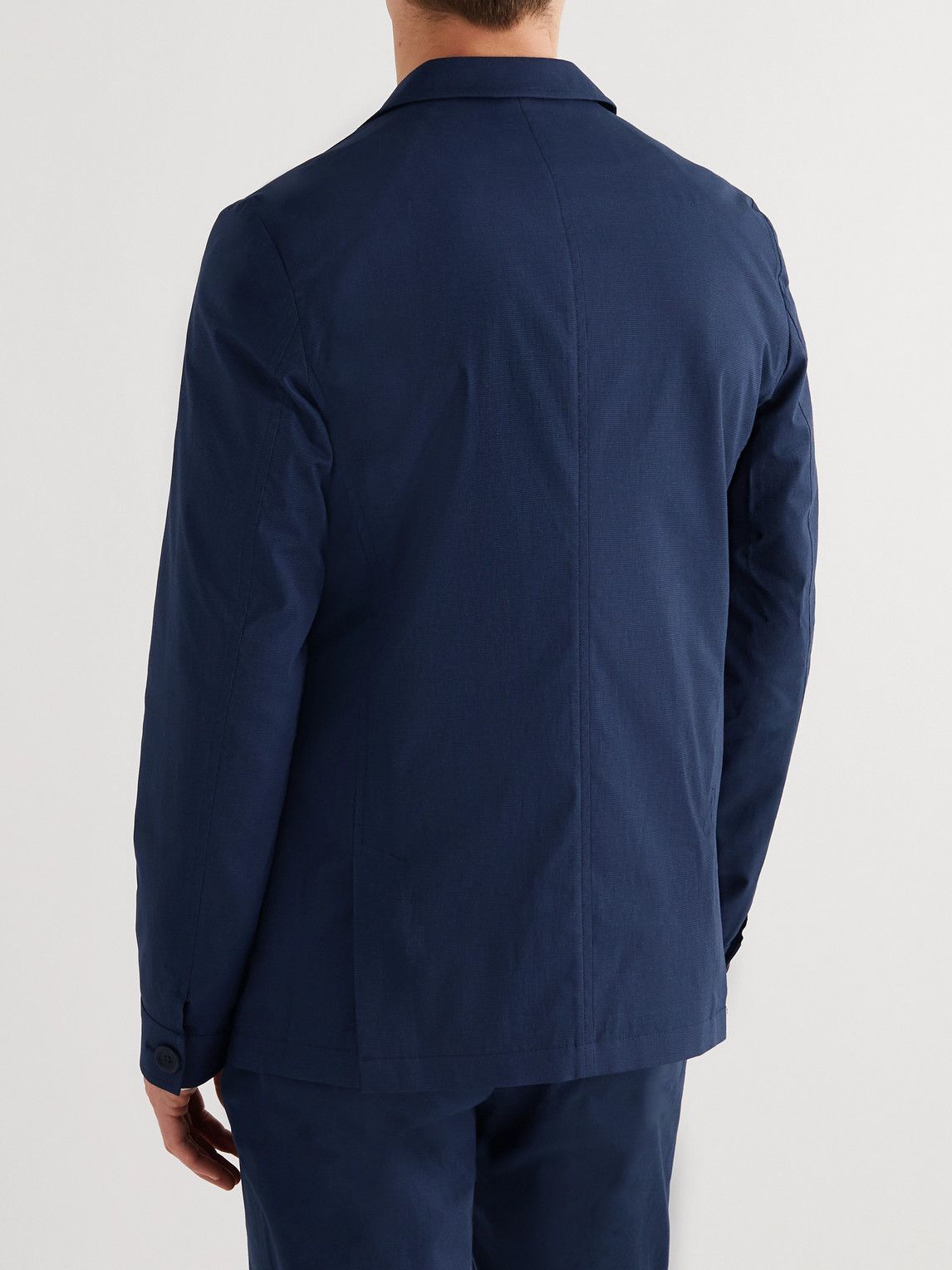 Oliver Spencer - Fairway Unstructured Cotton-Blend Suit Jacket - Blue