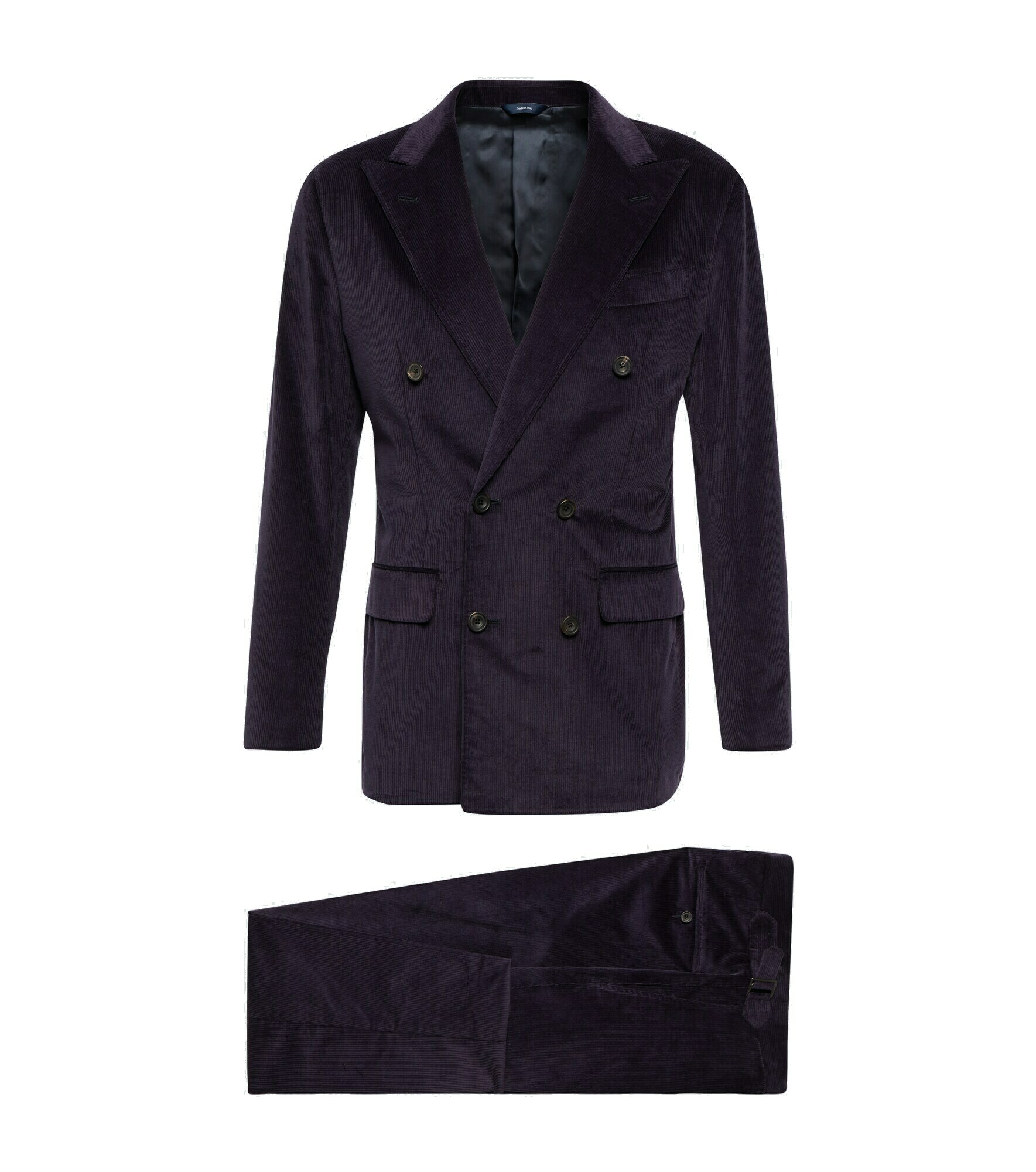 Thom Sweeney - Cotton and wool-blend corduroy suit Thom Sweeney