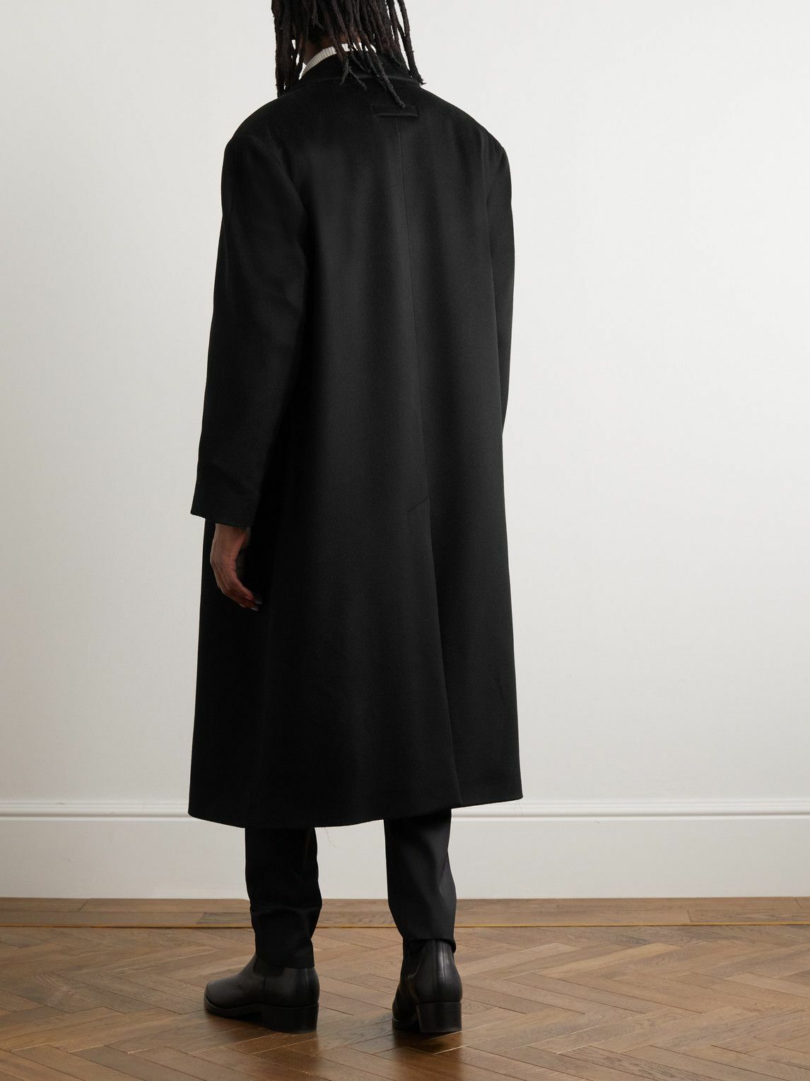 Fear of God - Eternal Cashmere and Wool-Blend Twill Coat - Black Fear ...