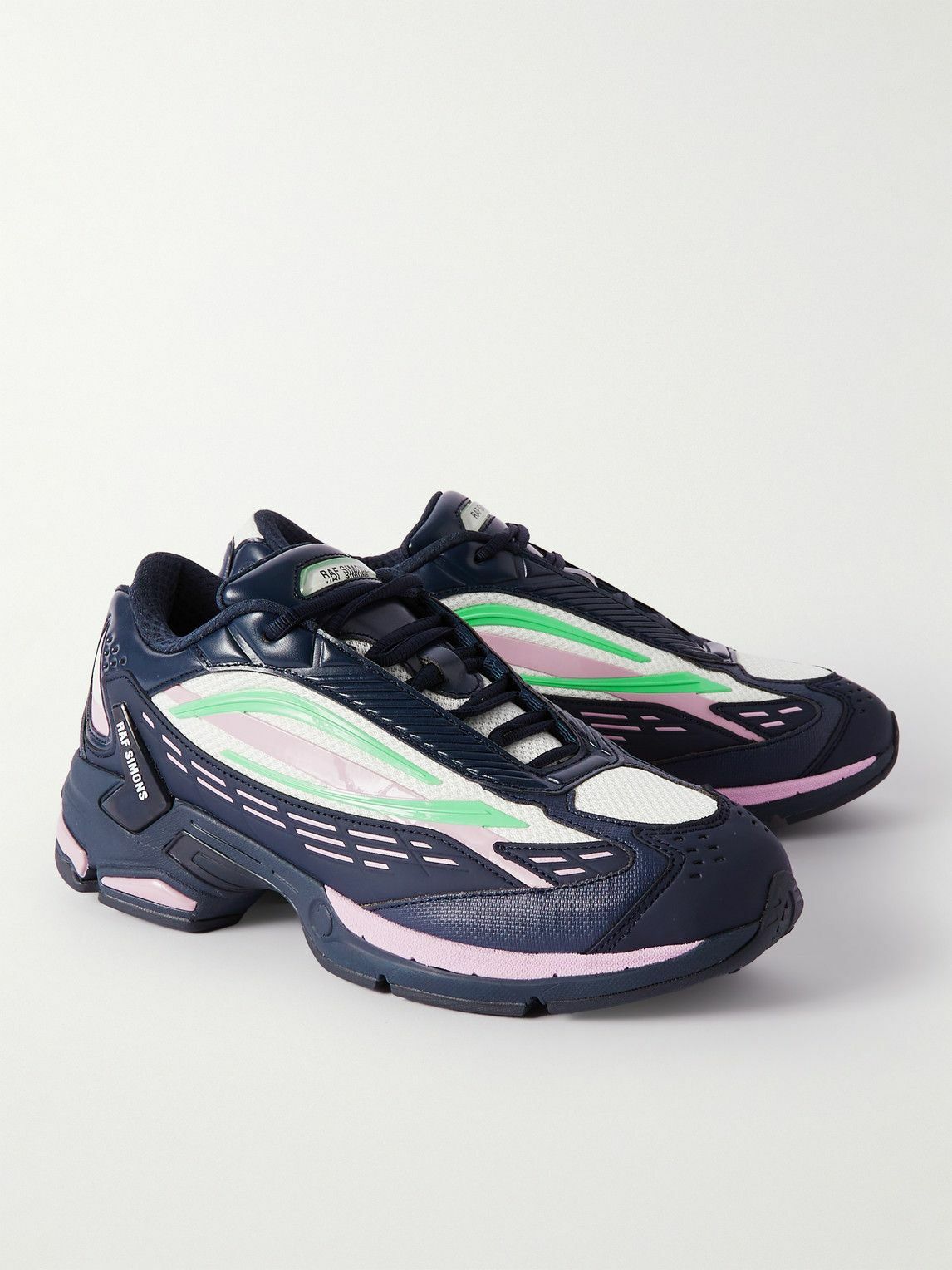 Raf Simons - Ultrasceptre Mesh and Rubber Sneakers - Blue Raf Simons