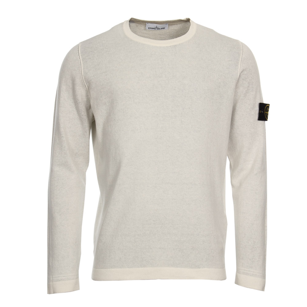 cream stone island jumper