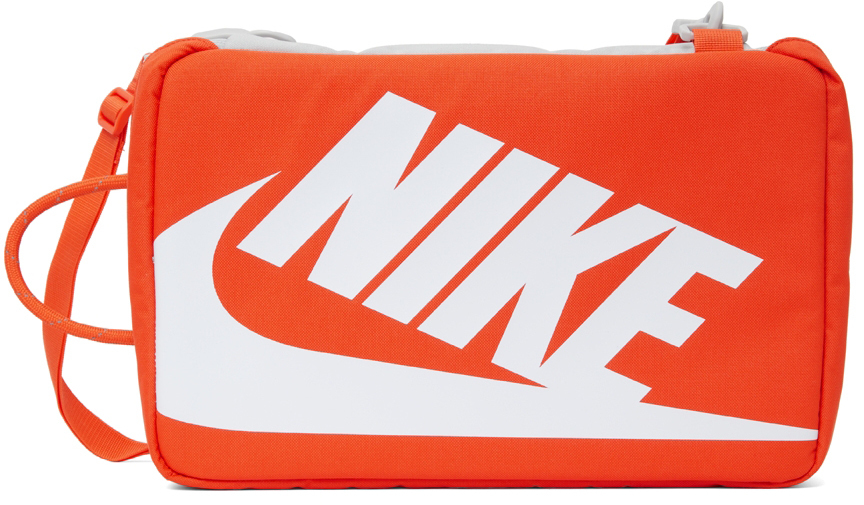 Nike Grey & Orange Shoe Box Tote Nike