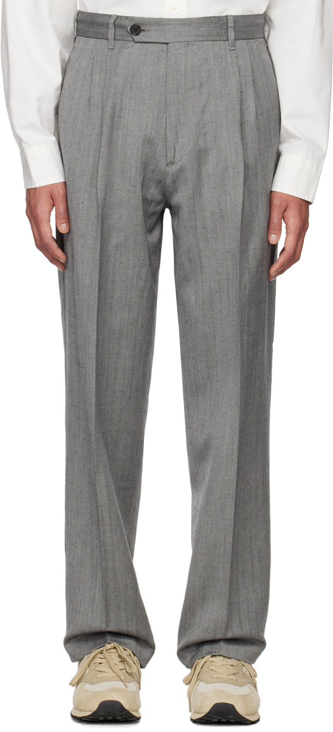 mfpen Gray Classic Trousers mfpen