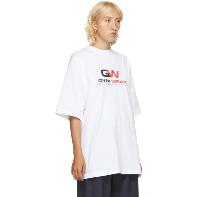 balenciaga gym wear t shirt