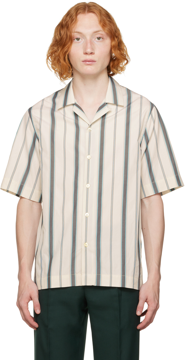 Paul Smith Off-White Stripe Shirt Paul Smith