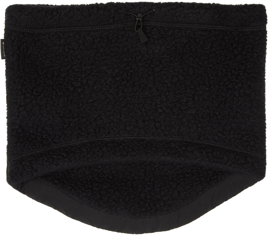 Snow Peak Black Thermal Boa Fleece Neck Warmer Snow Peak