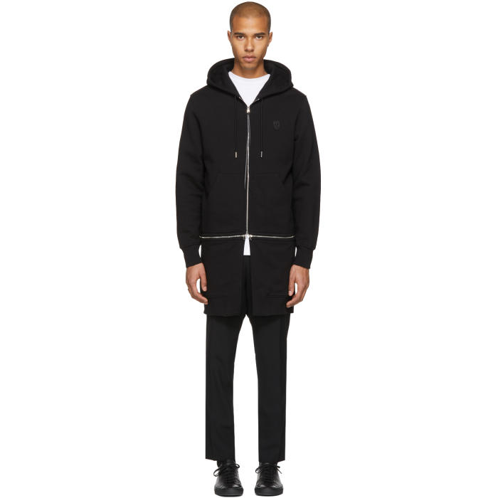 alexander mcqueen zip hoodie