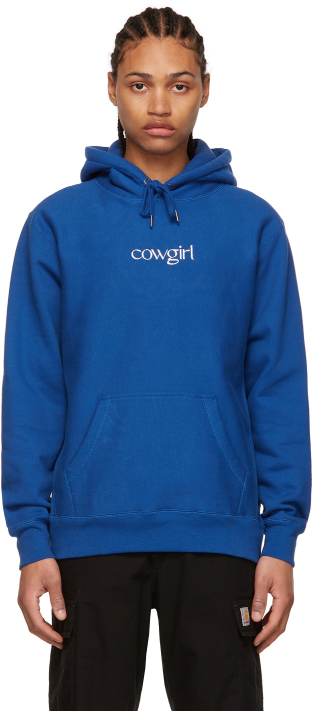 Cowgirl Blue Co Blue Cotton Hoodie