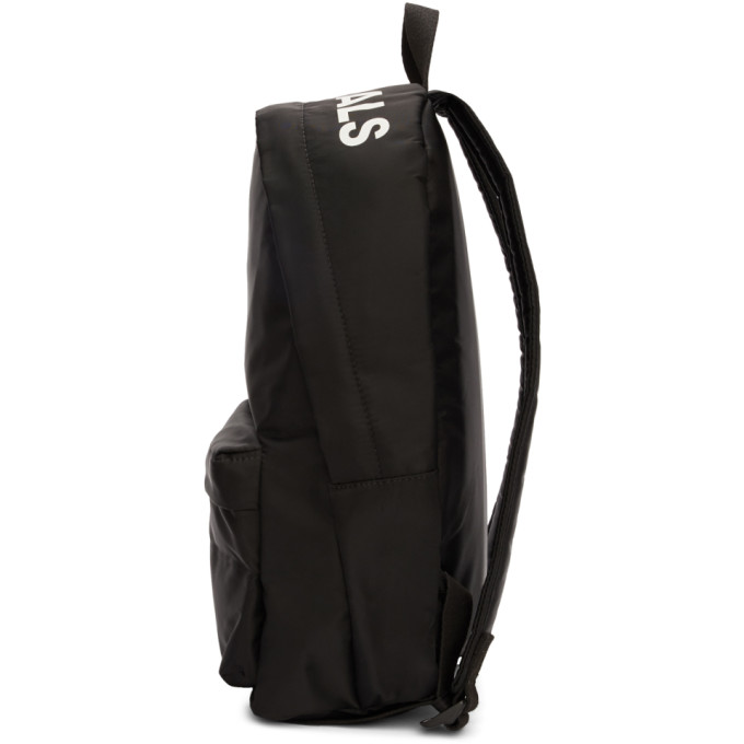 Essentials Black Nylon Backpack Essentials