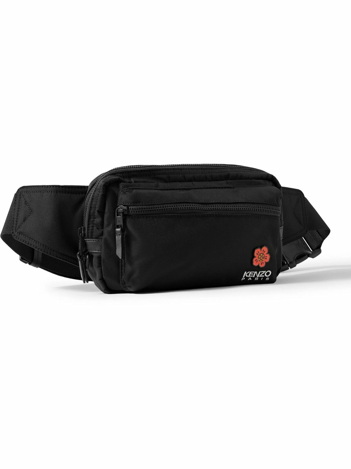 KENZO Crest Appliquéd LogoEmbroidered Canvas Belt Bag Kenzo