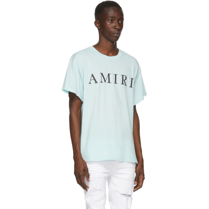 amiri t shirt black and blue