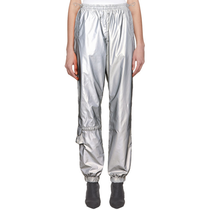silver reflective pants