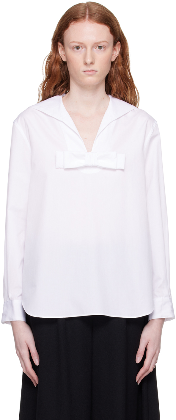 Comme des Garçons Girl White Sailor Shirt Comme des Garcons Girl