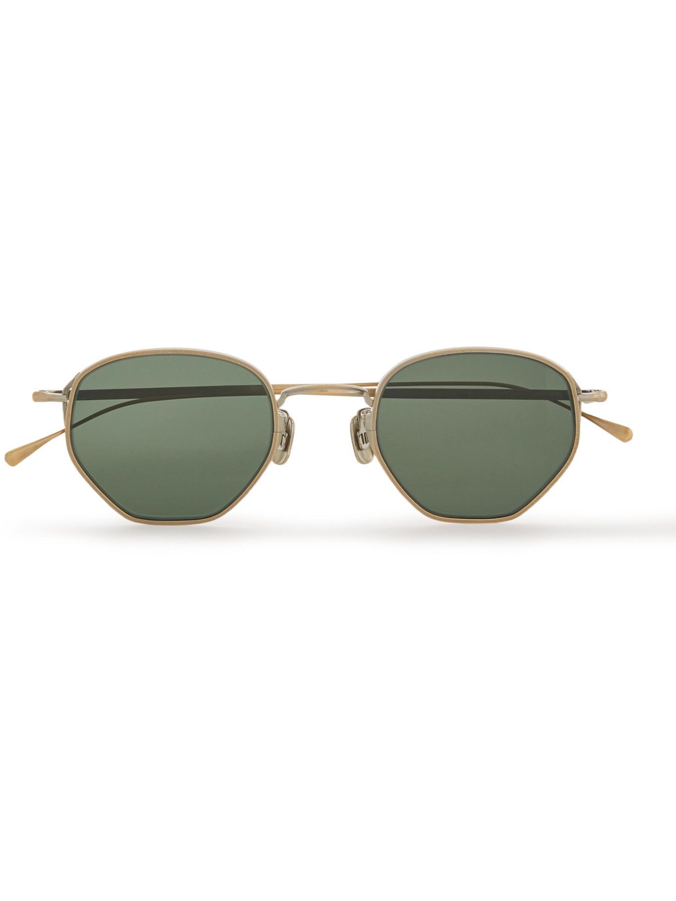 Eyevan 7285 - Round-Frame Gold-Tone Titanium Sunglasses Eyevan 7285