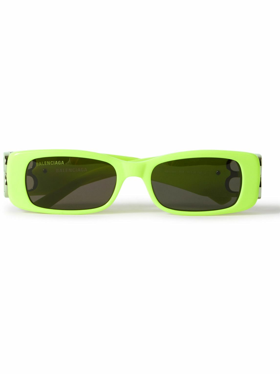 Photo: Balenciaga - Rectangular-Frame Acetate Sunglasses