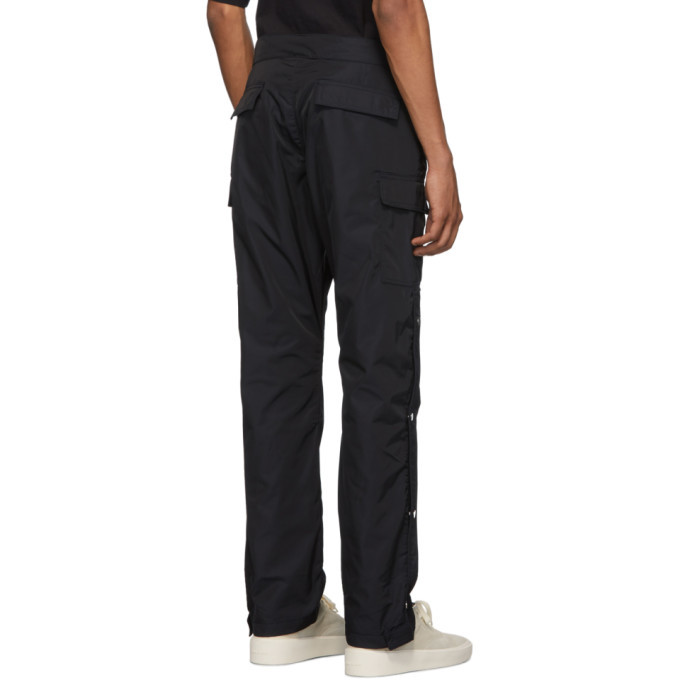 Fear of God Navy Nylon Snap Cargo Pants 