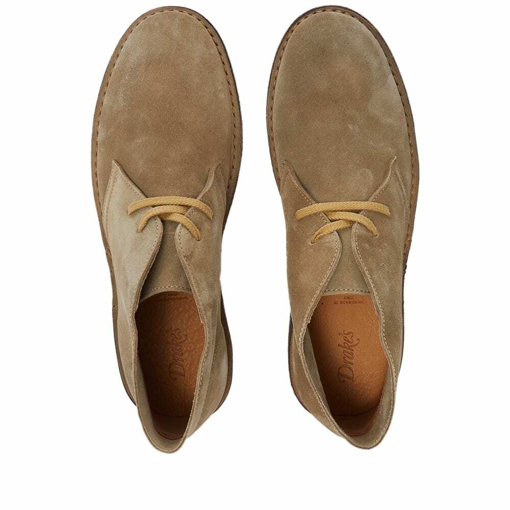 Drake's Men's Clifford Desert Boot in Sand Suede Drake's