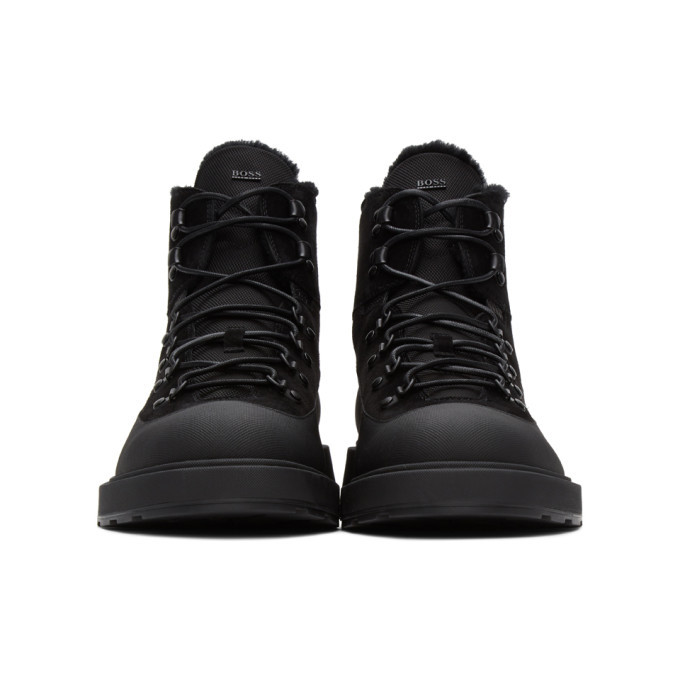 hugo boss lace up boots