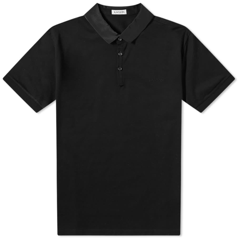 Lanvin Grossgrain Logo Polo Lanvin