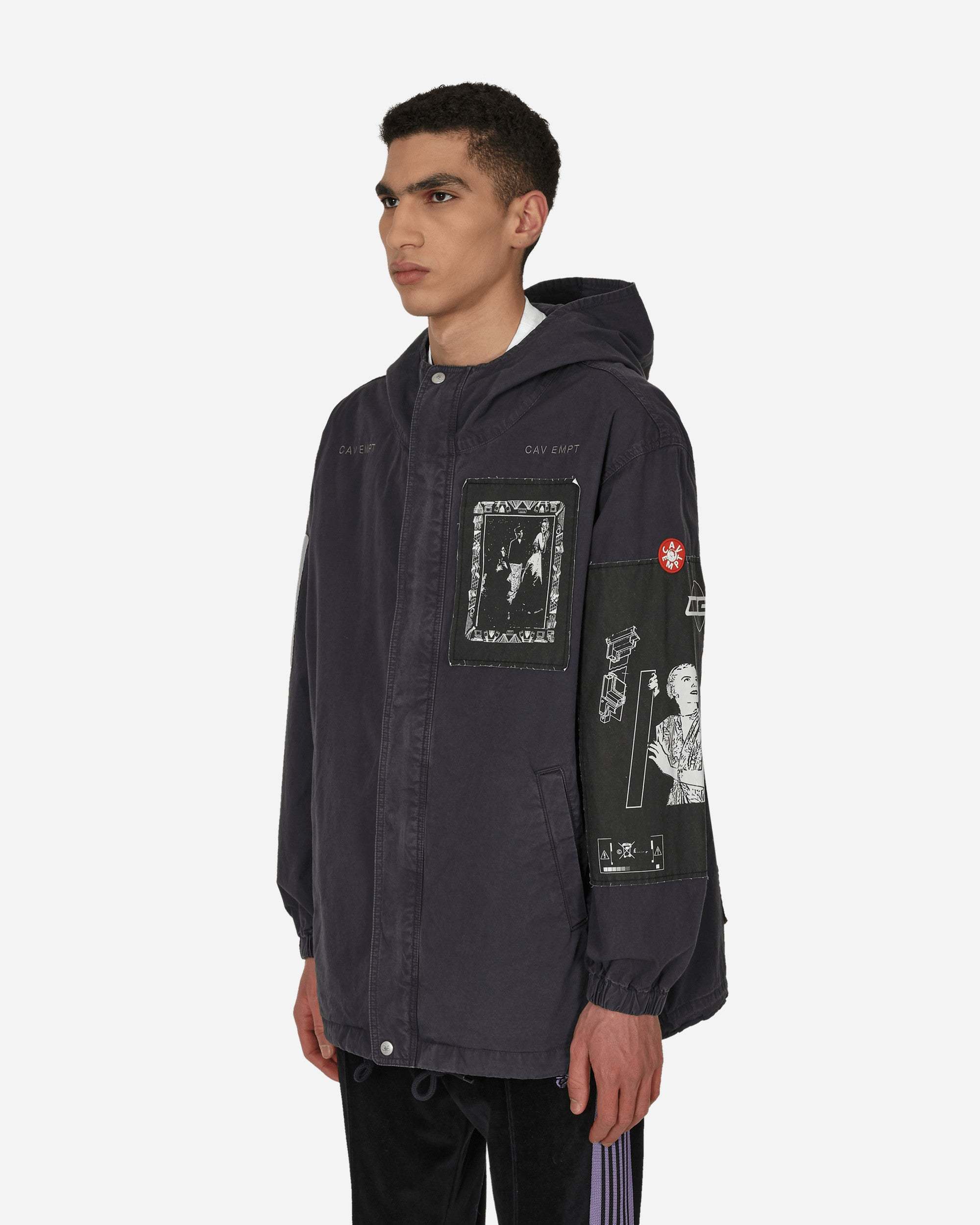 Patched Zip Hood Jacket Cav Empt