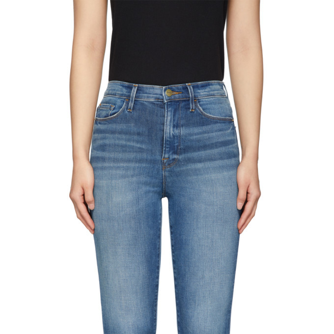 High Rise Cigarette Jeans Frame Denim