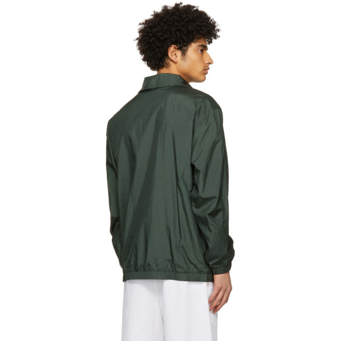 men's lacoste x ricky regal contrast bands nylon zip jacket