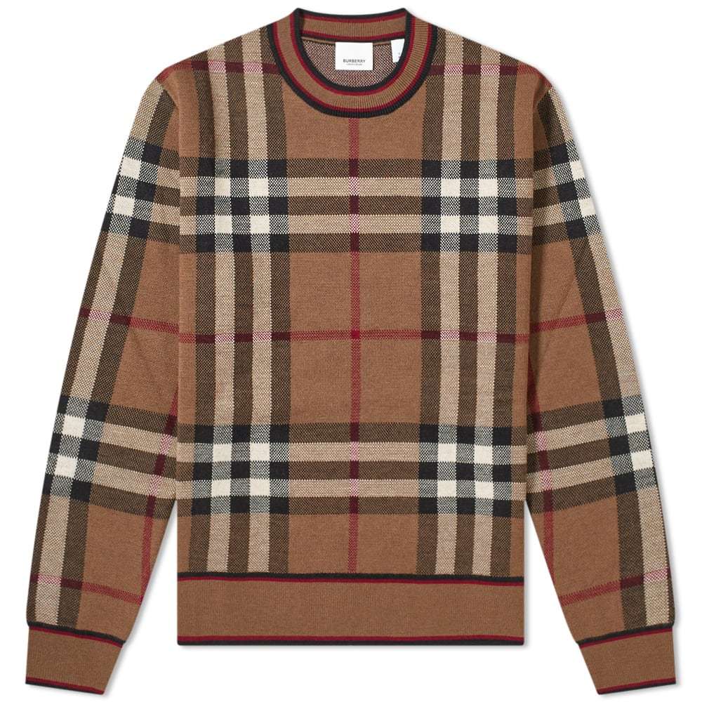 Burberry Naylor Check Crew Knit Burberry