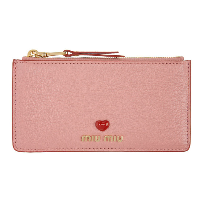 miu miu zip card holder