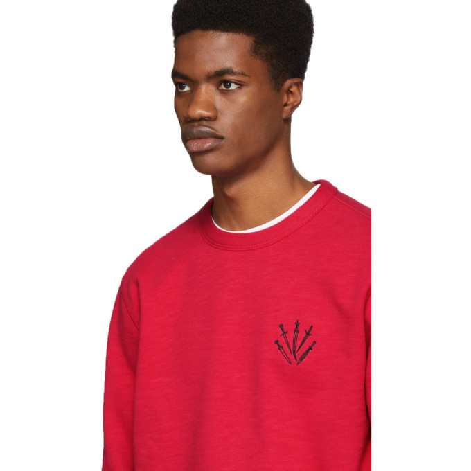 rag and bone Red Dagger Sweatshirt Rag 