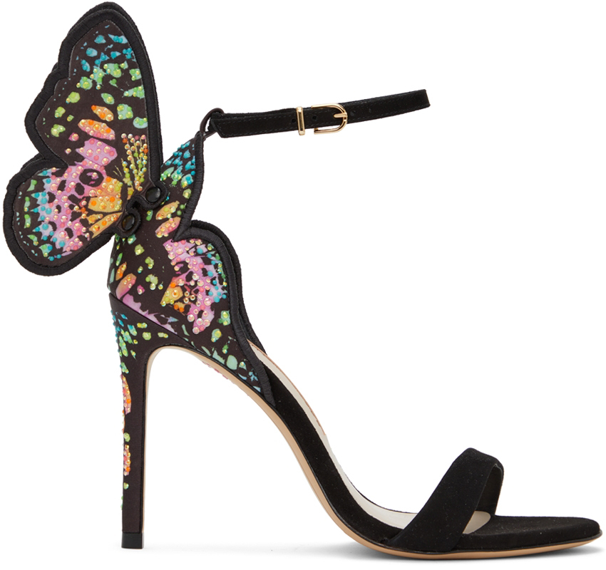 Sophia Webster Black Chiara Heeled Sandals Sophia Webster