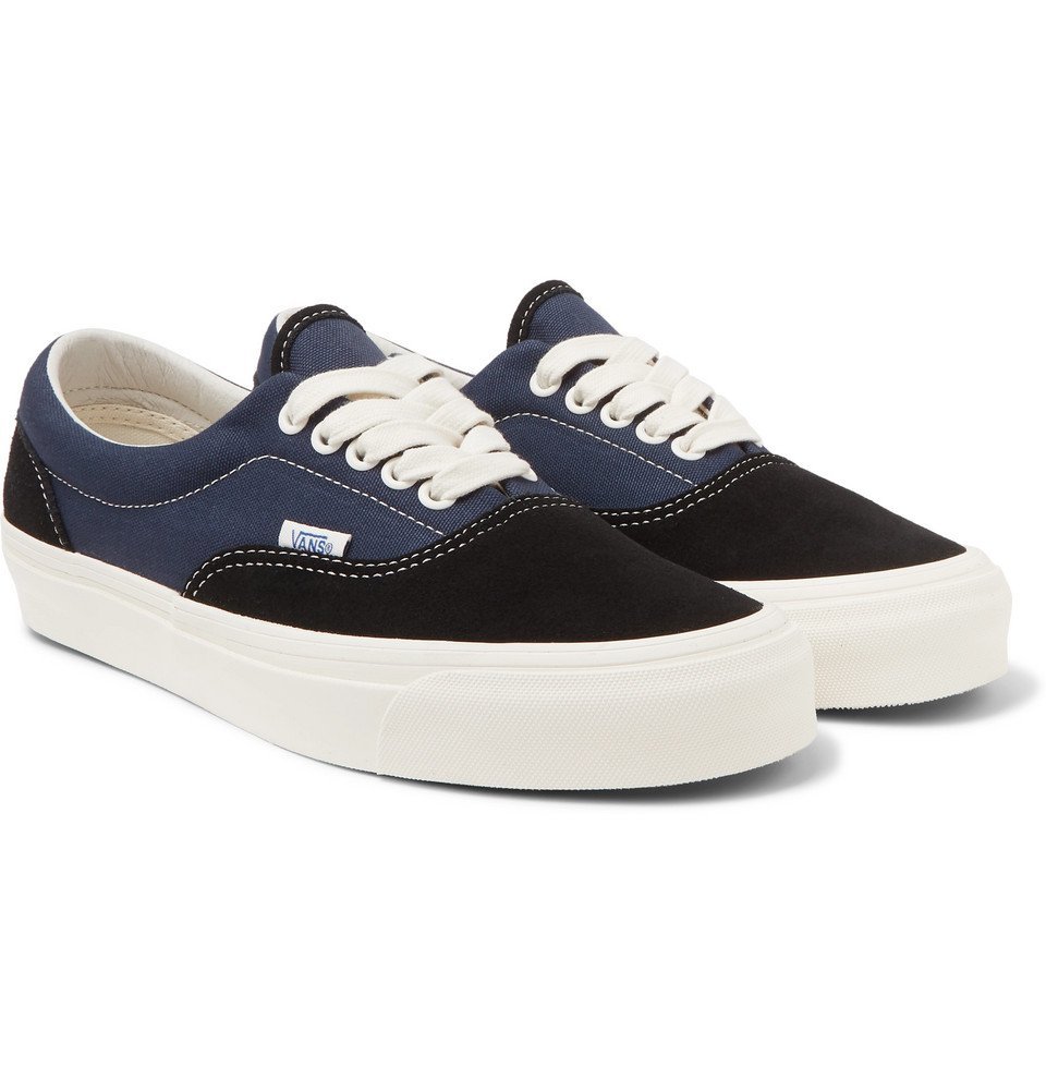 vans ua og era lx canvas and suede sneakers