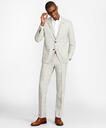 Brooks Brothers Men's Milano Fit Plaid 1818 Suit | Grey
