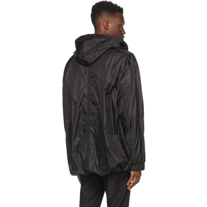Juun.J Black Detachable Raincoat Jacket Juun.J