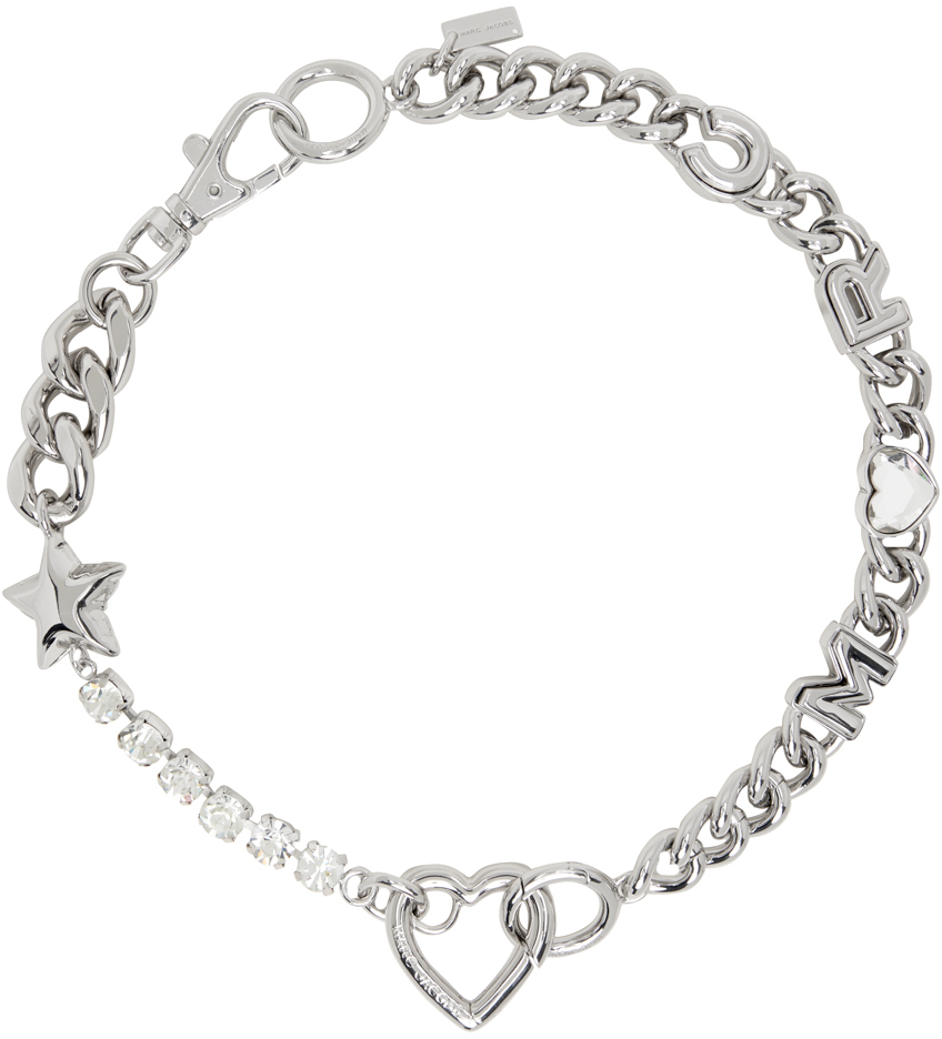 Marc Jacobs Silver 'The Charmed Heart' Necklace Marc Jacobs