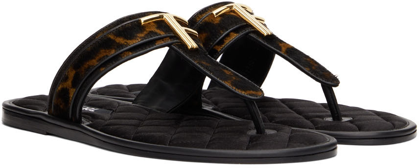 TOM FORD Brown Brighton Sandals TOM FORD