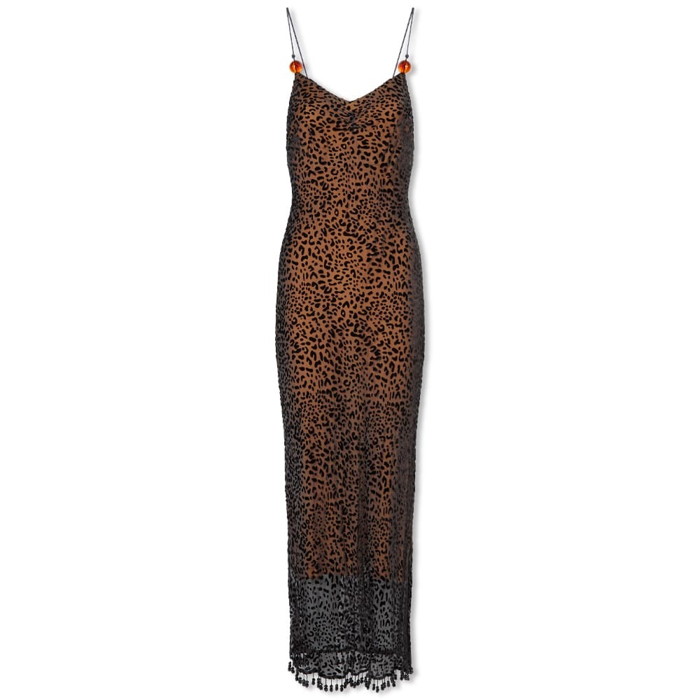 STAUD Clay Velvet Burnout Beaded Cami 