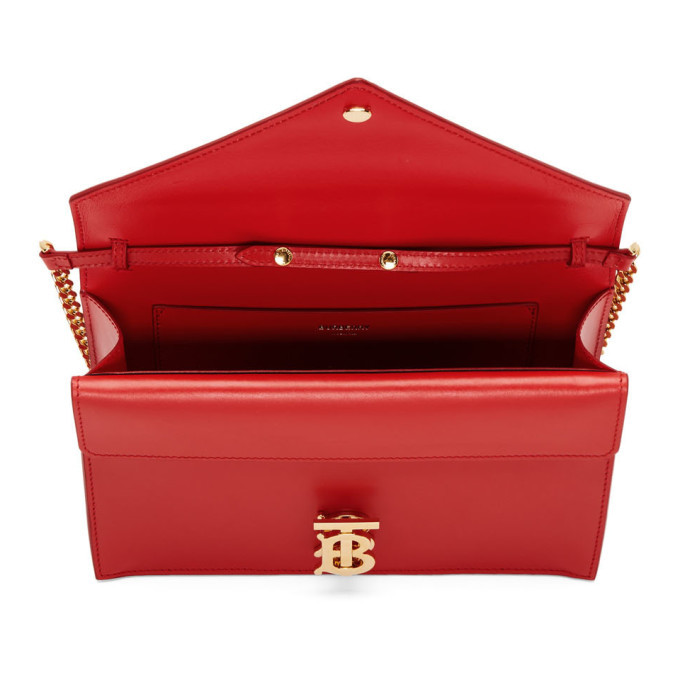 Burberry Red Small TB Envelope Bag Burberry